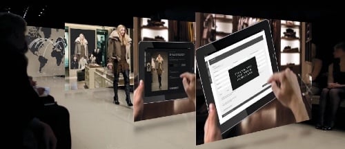 Photo de Burberry pour illustrer l'omnicanalité